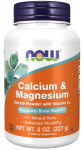 Now Foods Calcium & Magnesium Powder 227 g
