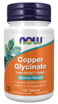 Now Foods Copper Glycinate 120 tab
