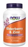 Now Foods Elderberry & Zinc 90 lozenges