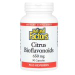 Natural Factors Citrus Bioflavonoids Plus Hesperidin 650 mg 90 caps
