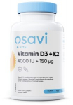 Osavi Vitamin D3 + K2 4000 iu + 150 &mu;g 120 softgels