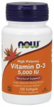 Now Foods Vitamin D-3 5000 IU 120 softgels