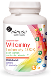 Aliness Vitamins and minerals 100% 120 tab