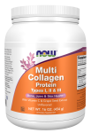 Now Foods Multi Collagen Protein Types I, II & III Powder 454 g
