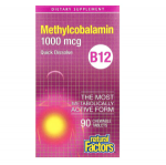 Natural Factors B12 Methylcobalamin 1000 mcg 90 tab