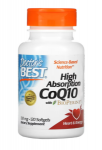 Doctor's Best High Absorption CoQ10 with BioPerine 100 mg 120 softgels