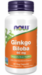 Now Foods Ginkgo Biloba 60 mg 60 vcaps