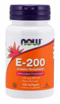 Now Foods Vitamin E-200 D-Alpha Tocopheryl 100 softgels