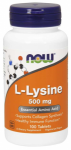 Now Foods L-Lysine 500 mg 100 tab