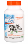 Doctor's Best Multi-Vitamin with Vitashine D3 and Quatrefolic 90 vcaps