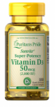 Puritan's Pride Vitamin D3 50 mcg 2000 iu 100 softgels