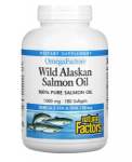 Natural Factors Wild Alaskan Salmon Oil 1000 mg 180 softgels