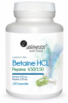 Aliness Betaine HCL Pepsin 650/150 mg 100 caps