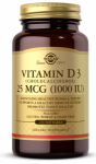 Solgar Vitamin D3 Cholecalciferol 25 mcg 1000 iu 250 softgels