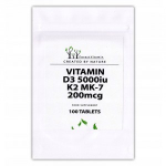 Forest Vitamin Vitamin D3 5000 iu K2 MK-7 200 mcg 100 tab