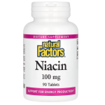 Natural Factors Niacin 100 mg 90 tab