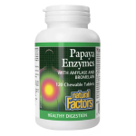Natural Factors Papaya Enzymes with Amylase and Bromelain 120 chewables
