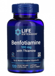 Life Extension Benfotiamine with Thiamine 100 mg 120 vcaps