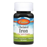 Carlson Labs Chelated Iron 27 mg 100 tab