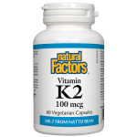 Natural Factors Vitamin K2 100 mcg 60 caps