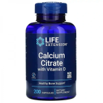 Life Extension Calcium Citrate with Vitamin D 200 caps
