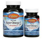 Carlson Labs Wild Caught Super Omega-3 Gems 1200 mg 100 + 30 softgels