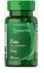 Puritan's Pride Zinc Gluconate 25 mg 100 tab