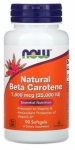Now Foods Natural Beta Carotene 25000 iu 90 softgels