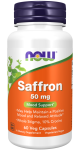 Now Foods Saffron 50 mg 60 vcaps