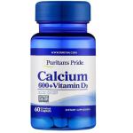 Puritan's Pride Calcium 600 + Vitamin D3 60 caplets