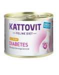 KATTOVIT Feline Diet diabetes Diabeet Kana 12 x 185 g gl&uuml;koositaseme (diabeet) reguleerimiseks ja rasvumise v&auml;hendamiseks.