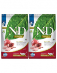 N&D Cat chicken & pomegranate neutered 5 kg  x 2
