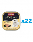 ANIMONDA Vom Feinsten Adult veiseliha ja kartul 22x150 g