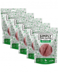 SIMPLY FROM NATURE Meat Strips Pardiliha ribad koertele 5x80 g