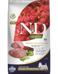 FARMINA N&D Quinoa Dog Adult Mini Weight Management 2.5 kg + FARMINA N&D Quinoa Dental Treat Weight management Mini 60 g(7 tk) TASUTA!