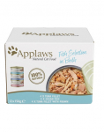 APPLAWS Fish Selection in Broth Multipack m&auml;rgtoit kassidele 12 &times; 156 g