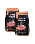 PAN MIĘSKO Veiseliha kalkuniga koertele XL 2x3 kg