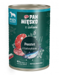 PAN MIĘSKO &uuml;rtidega Tuunikalapasteet koertele 400 g