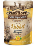 CARNILOVE Rabbit & Marigold  24 x 85g kassitoidu k&uuml;&uuml;lik saialillega