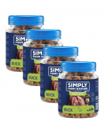 SIMPLY FROM NATURE Smart Bites Duck Trainers koertele 4x130 g