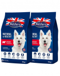 BUTCHER'S Natural&Healthy kuivtoit veiselihaga 20 kg (2 x 10 kg)