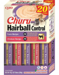 INABA Churu Cat Hairball 20x14g tuunikala ja kana kreemjas maiuspala kassile