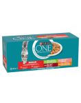 PURINA ONE Sterilcat 40x85g kalkuni, veis, l&otilde;he, kana, niiske toit steriliseeritud kassidele