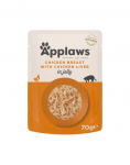 APPLAWS Cat Adult Pouch Chicken Breast with Liver in Jelly kanafilee ja maks tarretises 70 g