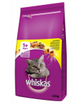 WHISKAS T&auml;iskasvanud kassidele kanaga 3,8 kg kuivtoit