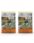TASTE OF THE WILD High Prairie Puppy 24.4 kg (2 x 12,2 kg) su bizonais ir keptais elniena