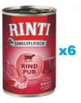 RINTI Singlefleisch Beef Pure 6x400 g monoproteiinne veiseliha