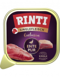 RINTI Singlefleisch Exclusive Duck Pure &ndash; &uuml;he valgu sisaldav pardiliha toit 150 g