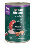 PAN MIĘSKO &uuml;rtidega Krevetipasteet koertele 400 g