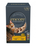ENCORE Cat Chicken Selection in Jelly Multipak 5x50 g mix maitsete jaoks kana želees